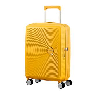 American Tourister Soundbox Spinner 55 cm Kabin Bőrönd Yellow