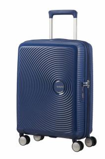 American Tourister Soundbox Spinner 55cm Kabin Bőrönd Midnight Blue