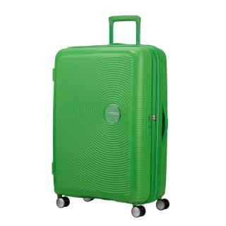 American Tourister Soundbox Spinner 77cm Nagy Bőrönd Grass Green