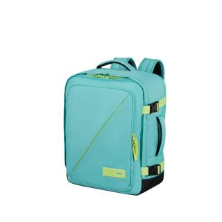 American Tourister Take2cabin S/M kabin hátizsák - Dusty Turquoise/ Lime