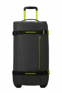 American Tourister Urban Track 78.5 cm Nagy Bőrönd Black/Lime