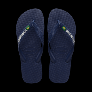 Havaianas Brasil Logo Navy Blue Papucs