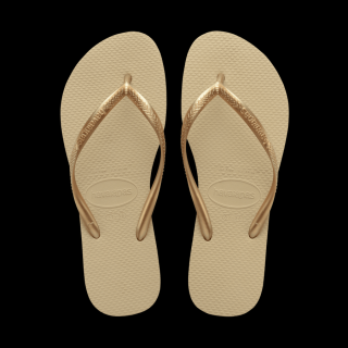 Havaianas Slim Sand Grey/Light Golden Papucs