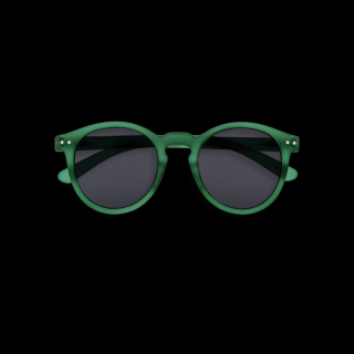 IZIPIZI #M Oversize kerek Green Crystal napszemüveg
