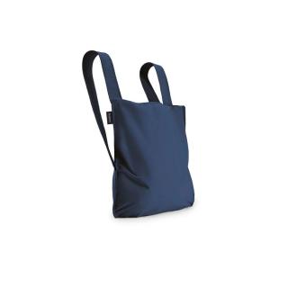 Notabag Recycled – Navy Blue Brush 2in1 váll  háti bevásárlótáska
