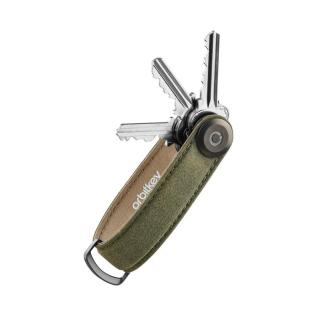 Orbitkey Kulcstartó Waxed Canvas - Khaki Green