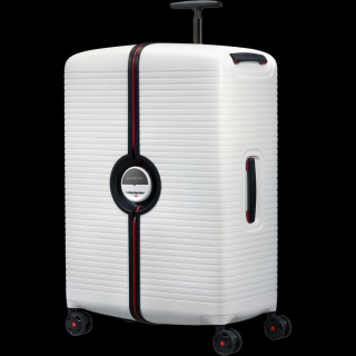 Samsonite Ibon Spinner 76cm Nagy Bőrönd Off White