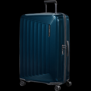 Samsonite Nuon Bővíthető Nagy Bőrönd 81cm Metallic Dark Blue