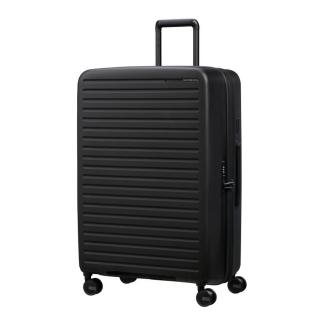 Samsonite Restackd Spinner 75cm Nagy Bőrönd Black