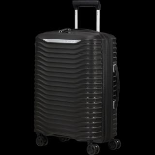 Samsonite Upscape Bővíthető Kabin Bőrönd 55cm Black