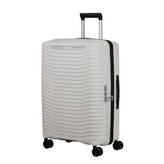 Samsonite Upscape Bővíthető Közepes Bőrönd 68cm Cloud White