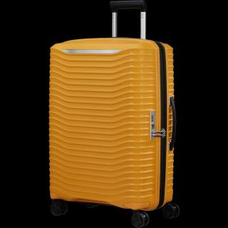 Samsonite Upscape Bővíthető Közepes Bőrönd 68cm Yellow