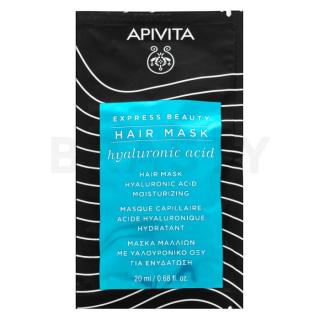 Apivita Express Beauty Hair Mask Hyaluronic Acid tápláló hajmaszk hialuronsavval 20 ml