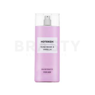 Aquolina Notebook - Rose Musk & Vanilla Eau de Toilette nőknek 100 ml