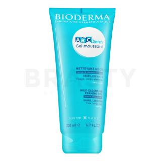 Bioderma ABCDerm Gel Moussant Mild Cleansing Foaming Gel Tápláló tisztító gél gyerekeknek 200 ml