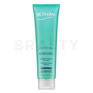 Biotherm Biosource Purifying Foaming Cleanser tisztító gél normál / kombinált arcbőrre 150 ml