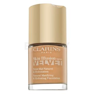 Clarins Skin Illusion Velvet Natural Matifying & Hydrating Foundation folyékony make-up matt hatású 108W Sand 30 ml