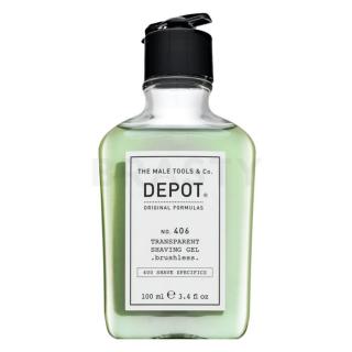 Depot borotválkozási gél No. 406 Transparent Shaving Gel 100 ml