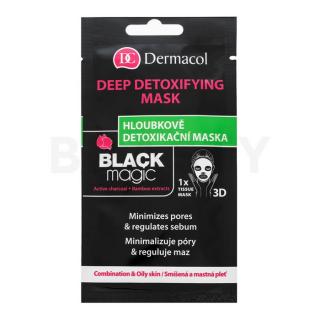 Dermacol Black Magic Deep Detoxifying Mask gézmaszk zsíros bőrre 15 ml