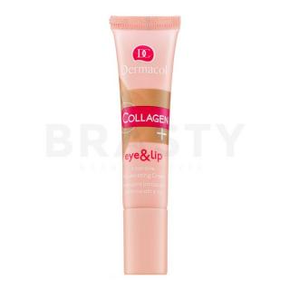 Dermacol Collagen+ világosító és fiatalító krém Eye & Lip Intensive Rejuvenating Cream 15 ml