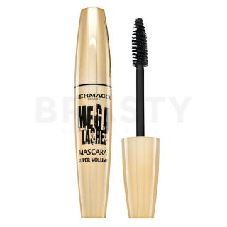 Dermacol Mega Lashes Mascara Super Volume szempillaspirál szempilla meghosszabbítására és volumenre Black 13 ml