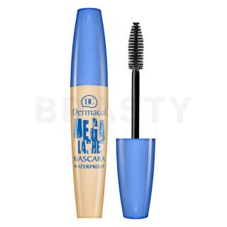 Dermacol Mega Lashes Mascara Waterproof vízálló szempillaspirál szempilla meghosszabbítására és volumenre Black 12,5 ml