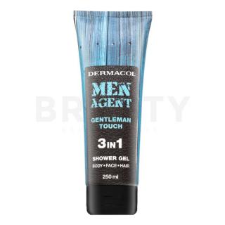 Dermacol Men Agent Gentleman Touch 3in1 Shower Gel tusfürdő gél férfiaknak 250 ml