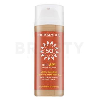 Dermacol Sun Tinted Water Resistant Fluid SPF50 napozó krém tónusegyesítő 50 ml