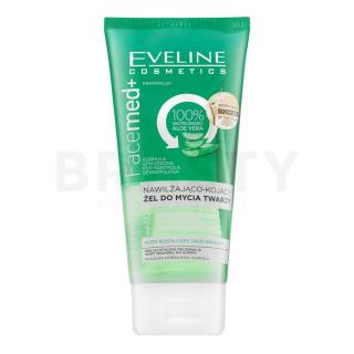 Eveline FaceMed+ 100% Aloe Vera Moisturising And Soothing Facial Wash Gel tisztító gél hidratáló hatású 150 ml