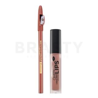 Eveline OH! My Velvet Lips Matt Lip Kit ajakápoló készlet mattító hatásért 01 Neutral Nude 4,5 ml