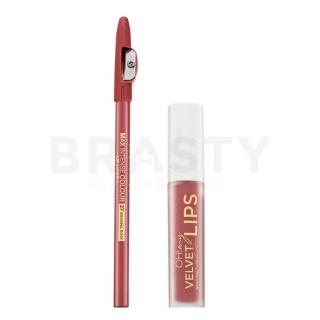 Eveline OH! My Velvet Lips Matt Lip Kit ajakápoló készlet mattító hatásért 13 Brownie Biscotti 4,5 ml