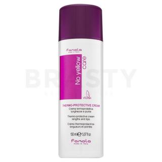 Fanola No Yellow Thermo-Protective Cream védő krém platinaszőke és ősz hajra 150 ml
