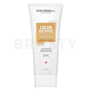 Goldwell Dualsenses Color Revive Conditioner Dark Warm Blonde tápláló kondicionáló színfelfrissítő meleg szőke hajárnyalatra 200 ml