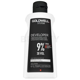 Goldwell System Cream Developer Lotion fejlesztő emulzió minden hajtípusra 9% 30 Vol. 1000 ml