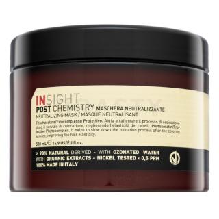 Insight Post Chemistry Neutralizing Mask neutralizáló maszk festett, vegyileg kezelt és szőkített hajra 500 ml