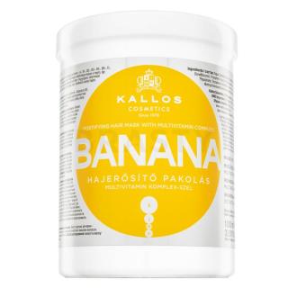Kallos Banana Fortifying Hair Mask erősítő maszk gyenge hajra 1000 ml