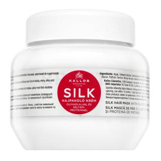 Kallos Silk Hair Mask hajsimító maszk durva és rakoncátlan hajra 275 ml