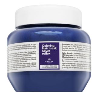 Kallos Silver Reflex Hair Mask neutralizáló maszk platinaszőke és ősz hajra 275 ml
