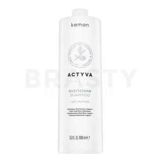 Kemon Actyva Nutrizione Light Shampoo tápláló sampon vékony szálú hajra 1000 ml
