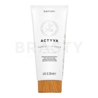 Kemon Actyva Nutrizione Rich Mask tápláló maszk nagyon száraz hajra 200 ml
