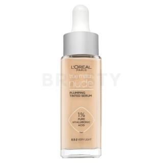 L´Oréal Paris True Match Nude Plumping Tinted Serum folyékony make-up tónusegyesítő 0.5-2 Very Light 30 ml