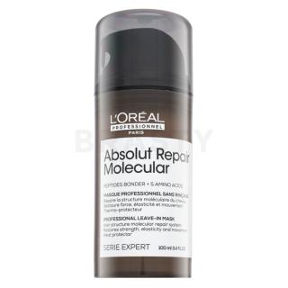 L´Oréal Professionnel Série Expert Absolut Repair Molecular Professional Leave-in Mask öblítést nem igénylő megújító pakolás sérült hajra 100 ml