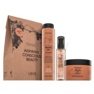 Lakmé Teknia Hair Care Argan Oil Pack készlet haj hidratálására 300 ml + 250 ml + 125 ml