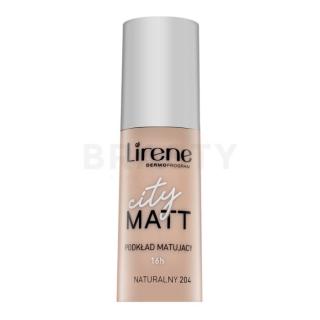 Lirene City Matt Mattifying Liquid Foundation 204 Natural fluid make-up matt hatású 30 ml