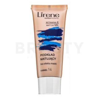 Lirene Nature Matte fluid 14 Caramel fluid make-up matt hatású 30 ml