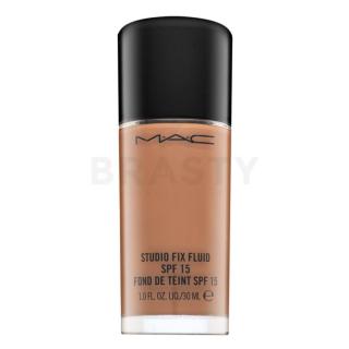 MAC Studio Fix Fluid Foundation SPF15 NC55 hosszan tartó make-up az egységes és világosabb arcbőrre 30 ml