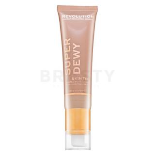 Makeup Revolution Super Dewy Skin Tint Moisturizer - Light Beige tonizáló és hidratáló emulziók 55 ml