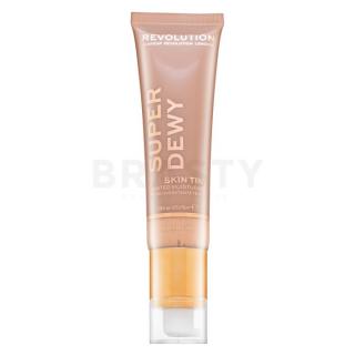 Makeup Revolution Super Dewy Skin Tint Moisturizer - Medium Light tonizáló és hidratáló emulziók 55 ml