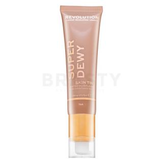 Makeup Revolution Super Dewy Skin Tint Moisturizer - Tan tonizáló és hidratáló emulziók 55 ml