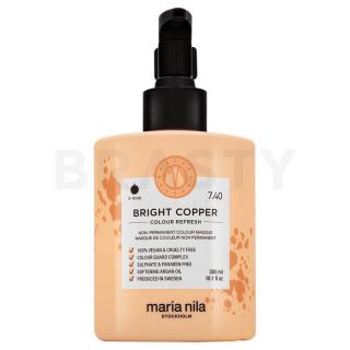 Maria Nila Colour Refresh tápláló maszk színes pigmentekkel a réz árnyalatok újraélesztéséhez Bright Copper 300 ml